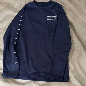 Abercrombie Navy Long Sleeve Shirt - Rashguard